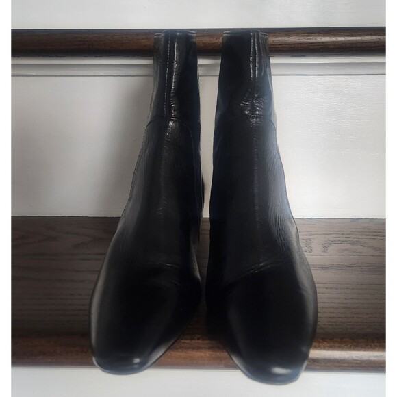 Madewell The Dimes Kitten-Heel Boot in Crinkle Leather NN026 Size 7-Display-$218 - Picture 9 of 16